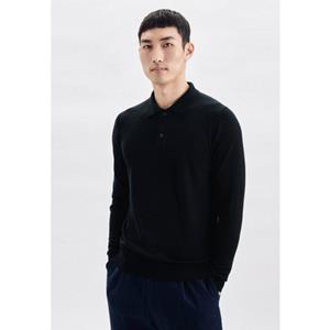 Seidensticker Poloshirt »Shaped« Langarm Kragen Uni