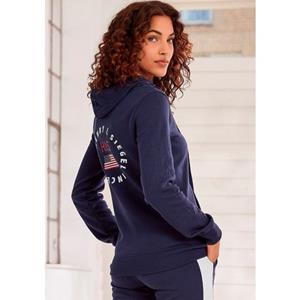 H.I.S Capuchonsweatvest Loungejack met capuchon en zijzakken, loungewear