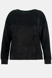 Grote Maten homewear sweatshirt, Dames, zwart, 