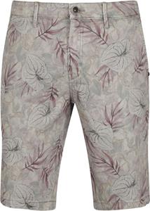 No-Excess Short Garment Dyed Print Grijs