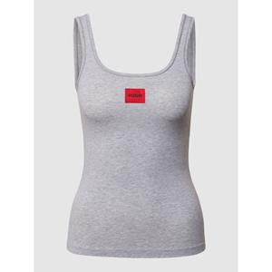 HUGO Tanktop met labelpatch