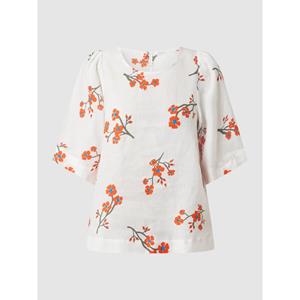 seidensticker Kurzarm Leinen Shirtbluse