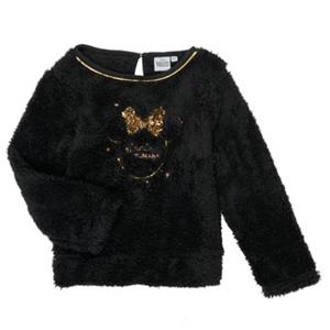 Minnie Mouse Pailletten Fleece Sweatshirt schwarz 