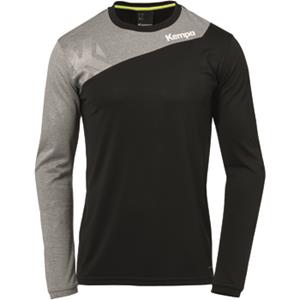 Kempa Core 2.0 Langarmshirt schwarz/dark grau melange