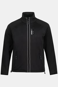 Übergröße : Jp1880, Softshelljacke mit Logo-Prints in Schwarz