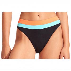 Seafolly - Women's Slice of Splice Spliced High Rise - Bikinibroekje, zwart