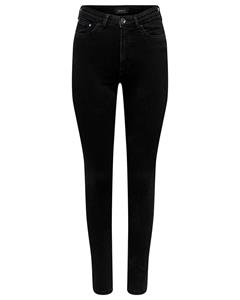 Only Frauen Skinny Jeans Iconic Long Ankle in schwarz