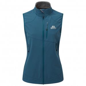 Mountain Equipment Women's Frontier Vest - Softshellbodywarmer, blauw