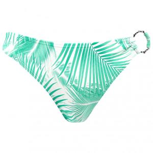 Barts Women's Palmsy Cheeky Bum - Bikinibroekje, turkoois/wit