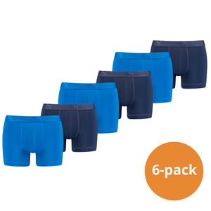 Puma Sport Boxershorts Microfiber 6-pack Blauw-M