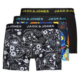 Jack & Jones Boxershorts »JACSUGAR SKULL TRUNKS 3er Pack« (1-St) mit Logo Webbund