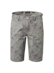No Excess Short Garment Dyed Print Grijs