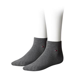 TOMMY HILFIGER 2er Pack Th Men Quarter 2p Sneakersocken grau Herren 