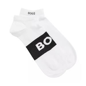 BOSS Businesssocken "2P AS Logo CC", (Packung, 2 Paar, 2er Pack), mit großem, eingestricktem BOSS Logo-Schriftzug