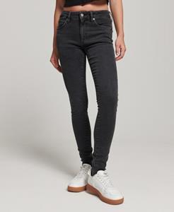 Superdry Vintage skinny jeans van biologisch katoen met middelhoge taille