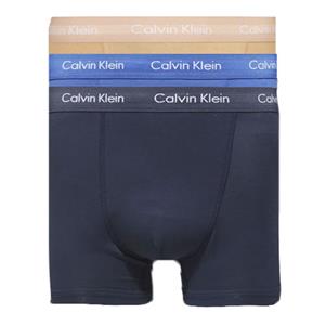 Calvin Klein Boxershorts blauw-beige 3-pack