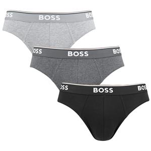 Hugo Boss Herenslips Power 3-Pack grijs-zwart