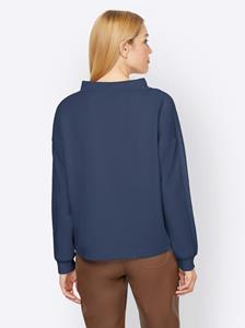 Sweatshirt in donkerblauw van Rick Cardona