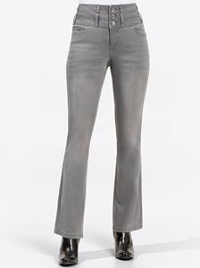 5-pocketjeans in light grey-denim van heine