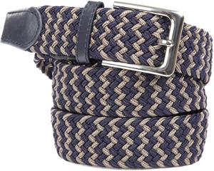 Riem Suitable Geweven Riem Navy Taupe