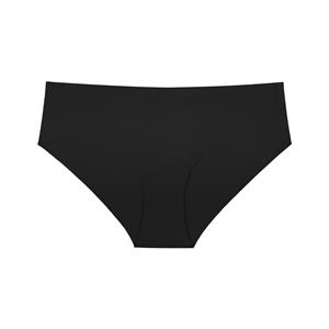 Dorina naadloze slip Airlite Eco - Hipster Classic - Invisible dames onderbroek - Beige - zwart