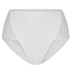 Ten Cate High Leg lace slip dames - Kant - 32292 - Hoog opgesneden kanten dames taille slip - Biologisch katoen - Onderbroek