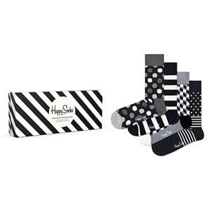 Happy Socks classic black & white giftbox 4P multi