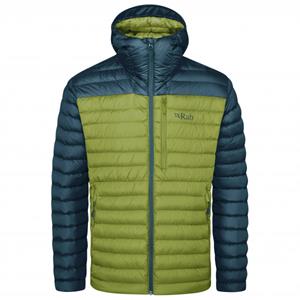 Rab - Microlight Alpine Jacket - Donsjack, olijfgroen/blauw