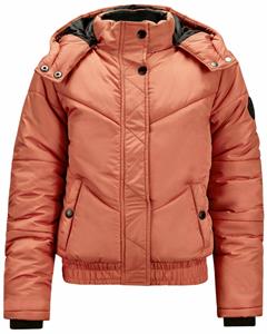 Retour Jeans Übergangsjacke Estelle  orange/schwarz Gr. 122/128 Mädchen Kinder