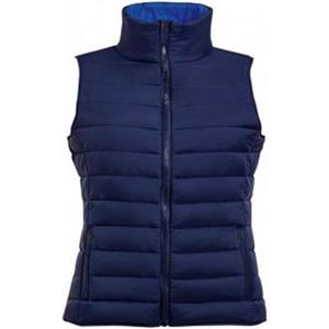 SOLS Vrouwen/dames Golfkussen Gewatteerde Waterafstotende Bodywarmer/Gilet (Marine)