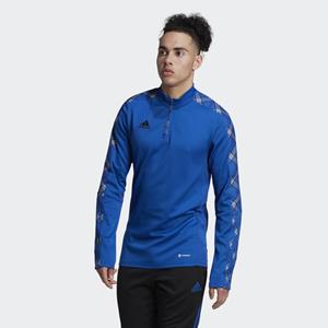 adidas Tiro Fleece Mid-Layer Oberteil Blau