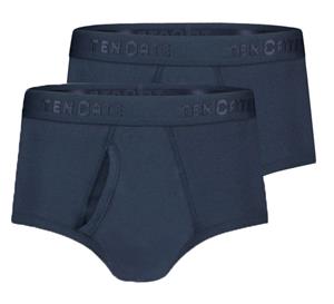 Ten Cate 2-Pack Classic slip heren met gulp - 32320 - Heren ondergoed met sluiting - Biologisch katoen