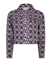 B.Nosy Meisjes blouse kort - Retro AOP