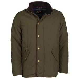 Barbour Heren Quilt Shoveler Waterproof dk olive