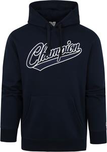 Champion Hoodie College Logo Dunkelblau 