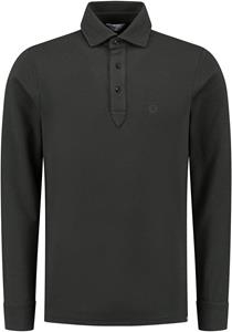 Dstrezzed Polo Longsleeve Donkergrijs