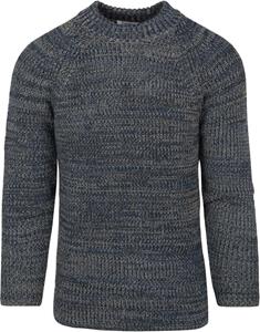 Sweater Knowledge Cotton Apparel Trui Yarn Blauw