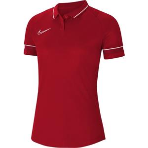 Nike Polo Dri-FIT Academy 21 - Rot/Weiß Damen