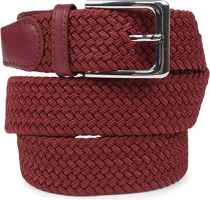 Suitable Geweven Riem Bordeaux