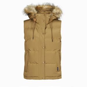 Superdry Parka Jas  VINTAGE EVEREST FAUX FUR GILET