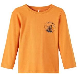 Name it Langarmshirt NMMLAFUN , Organic Cotton rot 