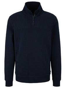 TOM TAILOR Hoodie »Sweatshirt mit Troyer Kragen «