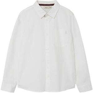 Kinder Langarmhemd NKMNEFRED wei&szlig; 