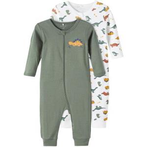 Name It Schlafoverall NBNNIGHTSUIT 2P ZIP Y/D CORE