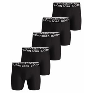 Bjorn Borg 5-Pack - Performance - heren boxershort - Zwart sport heren ondergoed - Sneldrogend microfiber