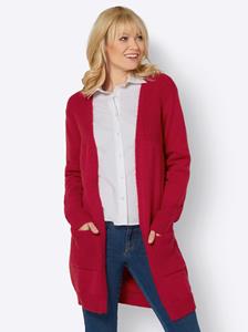 Cardigan in rood van heine