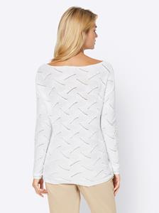 Pullover in wit van Linea Tesini