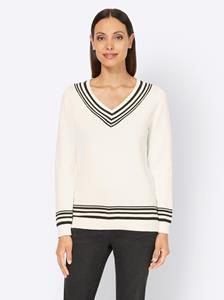 Pullover in ecru van Rick Cardona