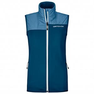 Ortovox - Women's Fleece Plus Vest - Fleecebodywarmer, blauw