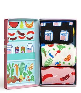 Happy Socks Foodie Socks Gift Box (3-Pack)